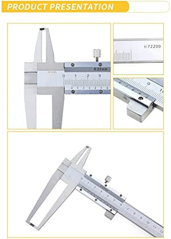 Slatiom Vernier Paliper Double Garra CA CA 9-150/9-200mm Claw Recurência de ranhura interna para orifício interno