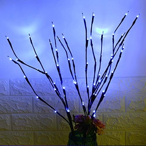 Grewtech Led Willow Vine LED Twig Ramificações de árvores artificiais Willow Ramilhas lâmpadas com 20 luzes Bulbos, bateria