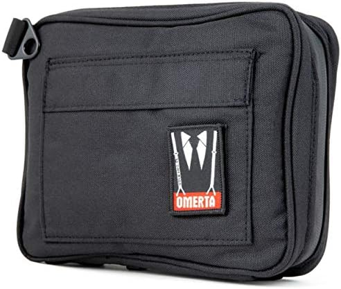Sacos de dez centavos Omerta Boss com bolsa acolchoada com trava com tecnologia de carbono ativada | Lock de combinação de 3 dígitos | Design de baixo perfil e elegante