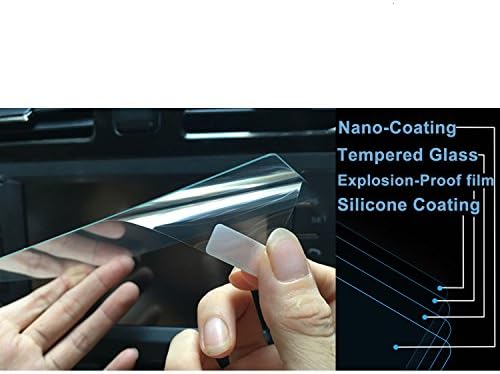 Protetor de tela de navegação para carro do LFOTPP para 2018 2019 2020 Tiguna 6,5 ​​polegadas, vidro temperado 9H DUÊNDA CARRO DO CARRO