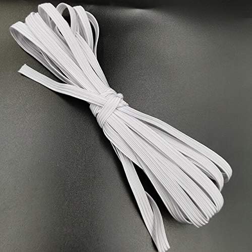 Selcraft 5/10m 3/6/8/10/12 mm DIY Springy Stretch Knitting Sewing Elastic Bands Multifunction Elastic Band para Máscara de Roupa Rujeira