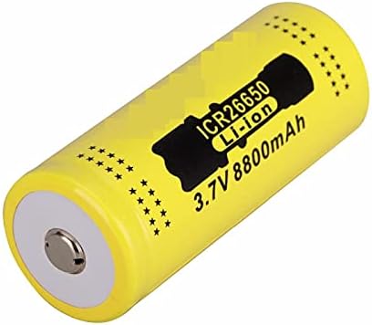 3,7V 8800mAh 26650 Bateria de íons Li, recarregável para lanterna de lanterna Power Microfone Radio Gamepad Fan portátil