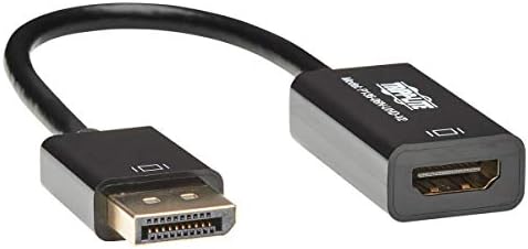 Tripp Lite DisplayPort para adaptador de cabo ativo HDMI, DP 1.2 para HDMI, DP2HDMI, UHD 4K x 2k @ 24/30Hz, 6 pol.