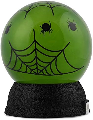 RAZ 4019116 Globo iluminado pela Web Spider, 6 polegadas, verde