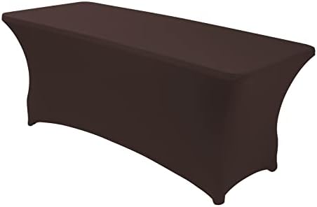 Asnomy de 6 pés de tabela de tabela para festas Spandex Party Casas de mesa para mesas de 6 pés Tabelas Retângulo