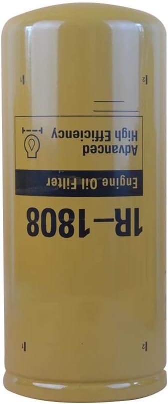Elemento do filtro de óleo 1R-1808 P551808 Compatível com Caterpillar 3406B 3408 3412C 3412 3306B Escavadeira