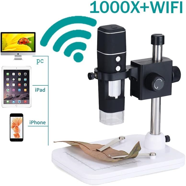 Acessórios para microscópio para adultos crianças 1000X ZOOM HD Microscópio USB Microscópio portátil portátil Digital Interface