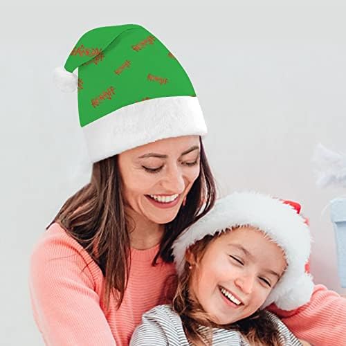 Foda -se chapéu de Natal engraçado Papai Noel Chapé