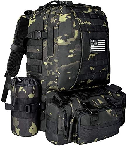 NOOLA Militar Tactical Backpack Molle Bag Pack Army Assault Pack Rucksack destacável