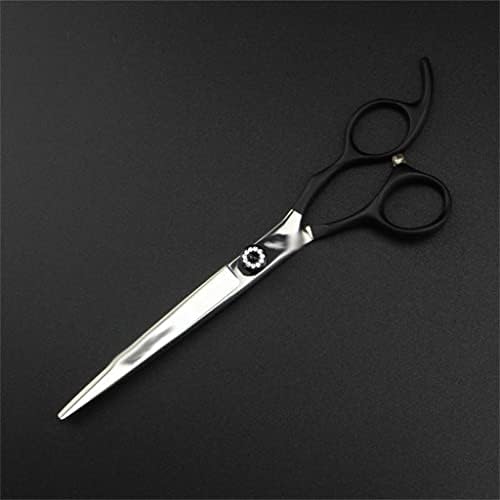 Dhtdvd 7,0 polegadas de alça preta Pet Brooming Scissors Defesa de ferramentas de cuidados com o cabelo
