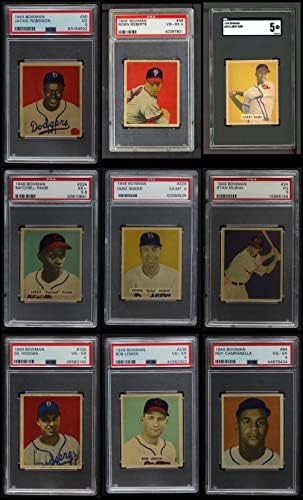 1949 Baseball Bowman Complete Conjunto VG/Ex+