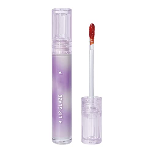 Guolarizi Purple Lip Glaze Gloss Lip Gloss não é facilmente manchado de copo para melhorar a cor e trazer brilho para