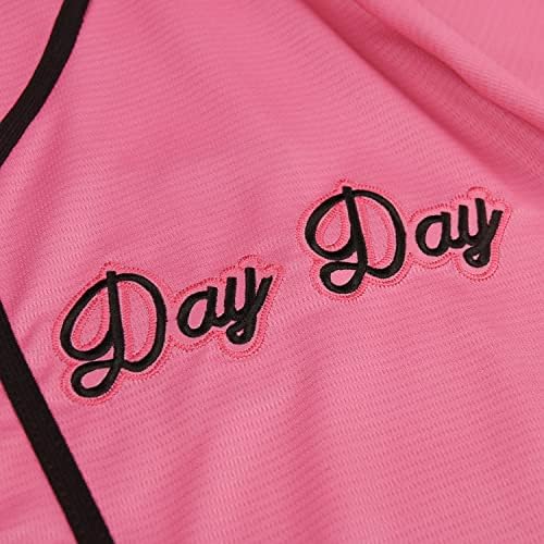 Men's Pinky's na próxima sexta sexta -feira filme camisa de beisebol dia CD Store Sports Fan Hip Hop Jerseys Stitched