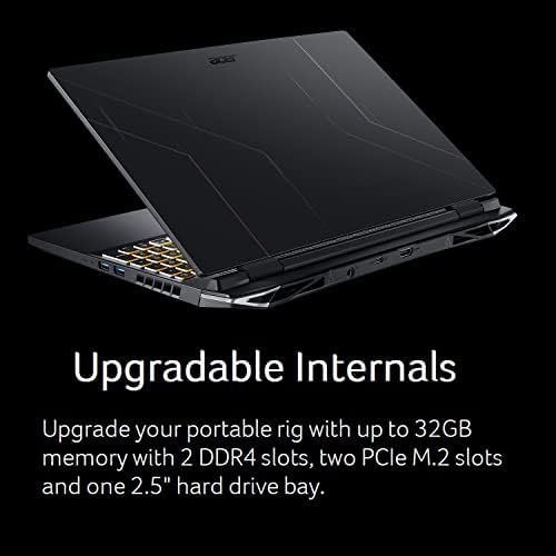 Acer Nitro 5 AN515-46-R0EQ Laptop para jogos | AMD Ryzen 7 6800H CPU octa-core | NVIDIA GEFORCE RTX 3070 TI GPU Laptop