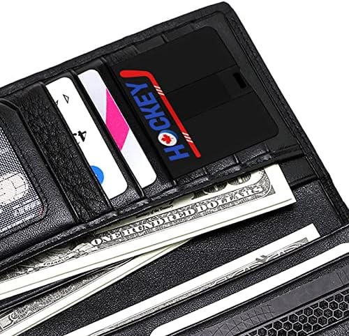 Adoramos o cartão de crédito de hóquei USB Drives Flash de memória personalizada Chave de presentes corporativos e brindes promocionais
