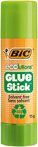 Bic Ecolutions Glue Stick Box de 30, Green, 8g