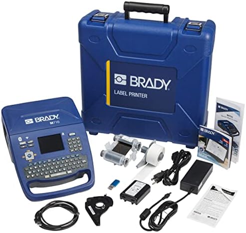 Impressora de etiqueta portátil Brady M710 com estojo rígido. Impressora portátil mais rápida e avançada que imprime