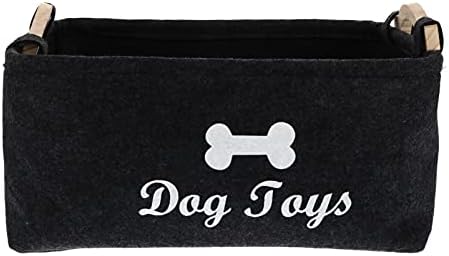 Lixeira de brinquedo de cães stobok 1pc, cães cães cães cães cães cães armazenamento de brinquedos de cachorro cães cães de cã