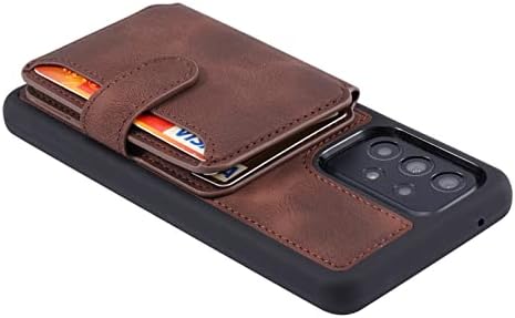 Coldre de proteção para a carteira de caixa do Galaxy A52 5G da Samsung A52, tampas protetidas de queda de parafuso magnéticas