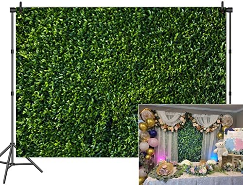 10x8ft vinil verde natural folhas de grama fotografia cenário para primavera para a primavera de festas de festas de aniversário