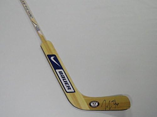 John Gibson assinou o goleiro Anaheim Ducks Team USA Autografed Proof PSA COA - Autographed NHL Sticks
