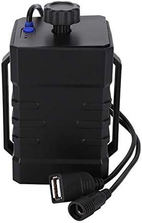 Caixa de bateria de lítio à prova d'água Jaxenor para faróis de bicicleta - portátil e durável