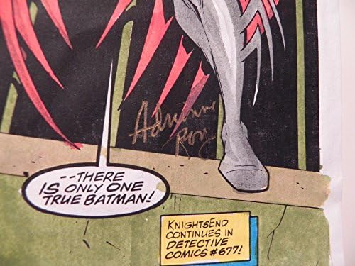 Batman Shadow of the Bat, Vol.130 Arte de produção assinada A. Roy w/coa pg.29