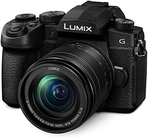 Câmera digital sem espelho Lumix G95 Panasonic Lumix com Lumix G Vario 12-60mm f/3,5-5,6 Mft pacote com cartão de memória de