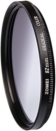 Zomei 58mm graduado densidade neutra gradual filtro de lente cinza gc para Canon Nikon