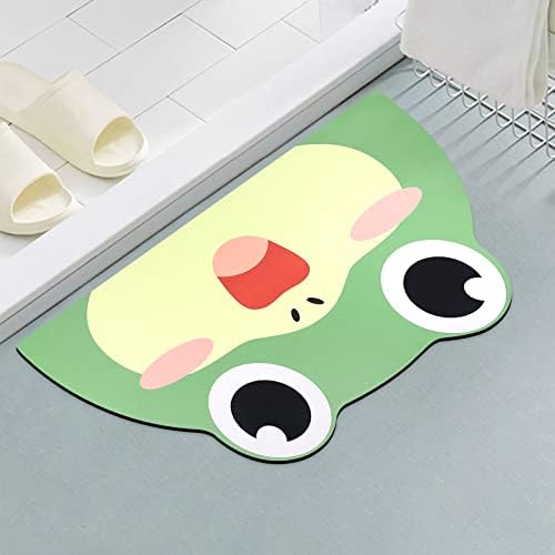 Tapete de banho lomgwumy, tapete de piso absorvente macio e confortável, super absorvente, não deslizamento, tapete de banho super