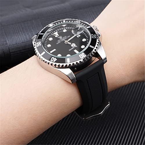 SNKB Silicone Watch Band 16mm 18mm 20mm 22mm Universal Redunda Rampa