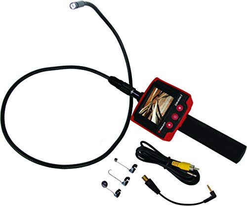 Triplett Cobracam 2 Câmera de inspeção resistente à água e flexível com tela LCD colorida de 2,4