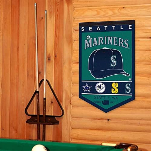 Seattle Mariners Heritage History Banner Pennant