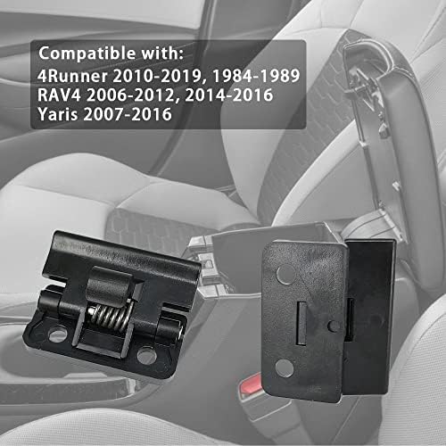Magoture Center Console da tampa da tampa da tampa da tampa e parafusos para Toyota 4Runner 2010-2019, RAV4 2014-, Yaris 2007-