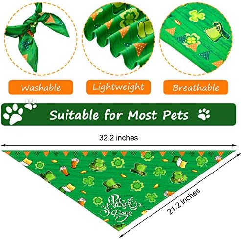12 peças férias cães bandanas patrióticos cachorro lenço de cachorro Páscoa St. Patricks aniversário de aniversário