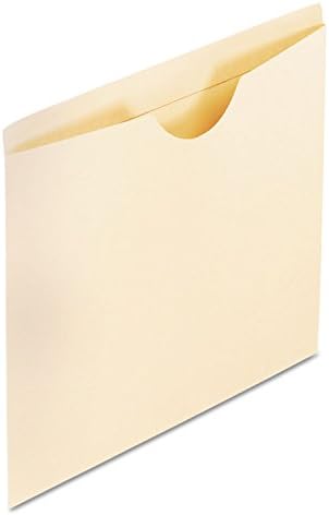 Jaquetas de arquivo de aba superior reforçadas de pendaflex 22000, plana, letra, manila, 100/caixa