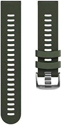 XNWKF 20mm Sport Silicone Watch Band Strap for Garmin Forerunner 245 245m 645 Vivoactive 3 Vivomove HR Smart Bracelet pulseira