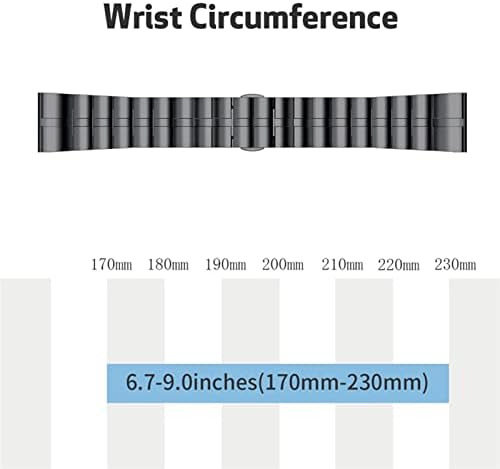 Banda de liberação rápida de 26mm de 26 mm metal fase fácil ajuste aço inoxidável banda de pulso pulseira para garmin fenix 7x 5x/fenix