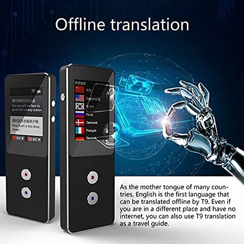 Wetyg portátil AI Smart Voice Translator TRADUTOR DE IDIOMAS EN TIEMPO REAL 45 Language Instant Translator Photo Offline Translation