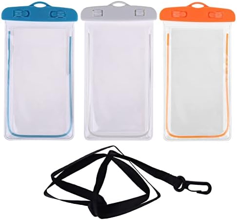 Sacos de natação de 3,5 polegadas -6 polegadas Tampa de telefone à prova d'água para acessórios móveis com tela de toque