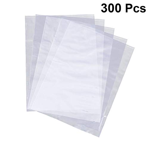 Bandejas de plástico de nuobesty sacos de embrulho claros 300pcs encolher sacos de plástico de filme de PVC limpo PVC para bombas