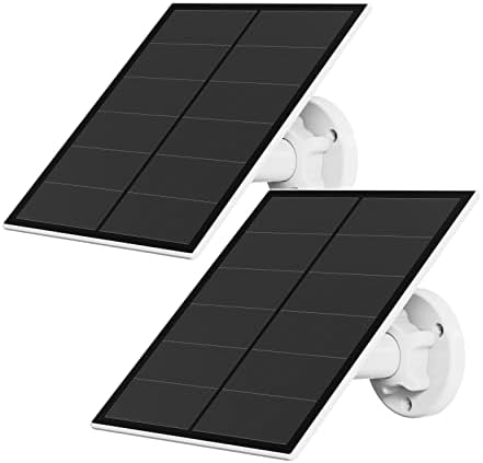 Painel solar de 5W para câmera de segurança sem fio ao ar livre, painel solar à prova d'água continuamente, para uma