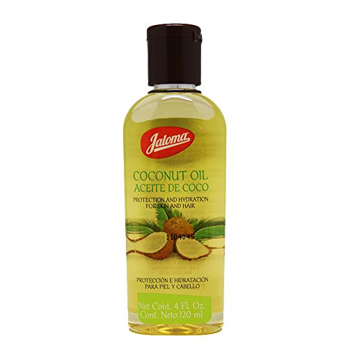 Óleo de coco de jaloma. Proteção e hidratação naturais para pele e cabelo. Com queratina. 4 fl oz / 120 ml