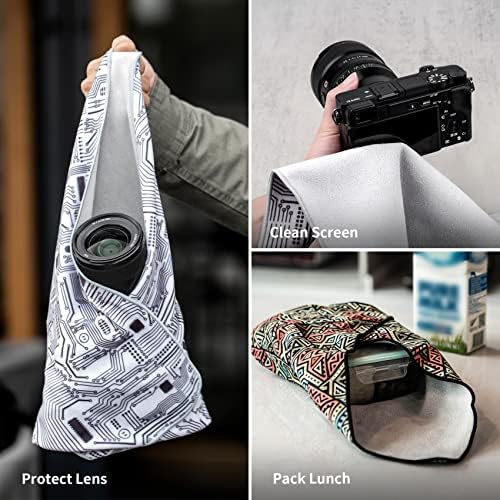Pgytech Protective Wrap, Lente Anti-Ratch Lens Câmera, protetor de lente, embalagem de câmera de pano auto-adesivo mágico para