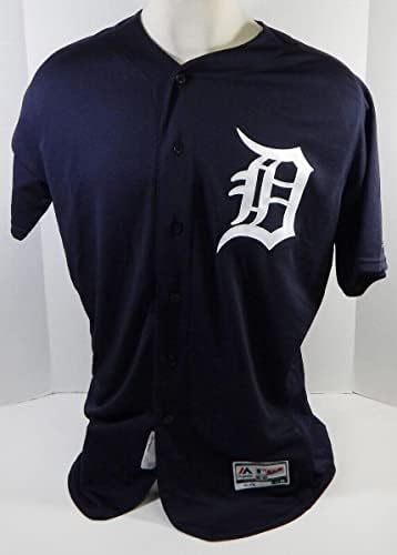 2019 Detroit Tigers Blank Game Emitido Navy Jersey Spring Training Patch 50 206 - Jogo usou camisas MLB
