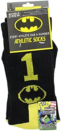 DC Comics Batman 1 Boy Athletic Crew Socks