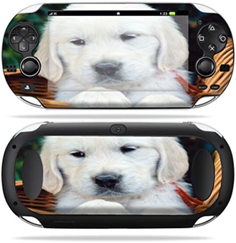 Mightyskins Skin Compatível com PS Vita Psvita PlayStation Vita portátil Wrap Skins Puppy