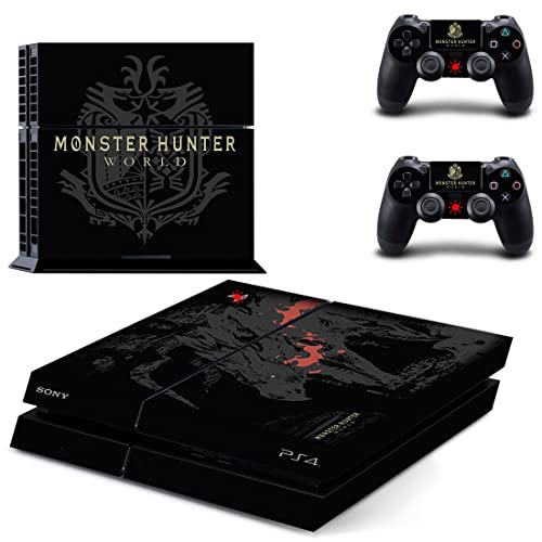 Game Monster Astella Armis Hunter PS4 ou Ps5 Skin Skin para PlayStation 4 ou 5 Console e 2 Controllers Decal Vinyl V15013