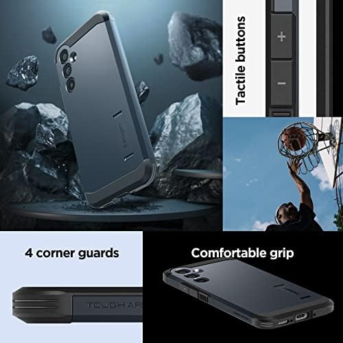 Armadura resistente da Spigen projetada para Galaxy A54 5G Case - Metal Slate