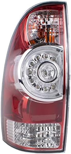 Luz da luz do lado do motorista esquerdo compatível com 2005-2015 Toyota Tacoma Pickup Lenses da luz traseira LED LENTB E